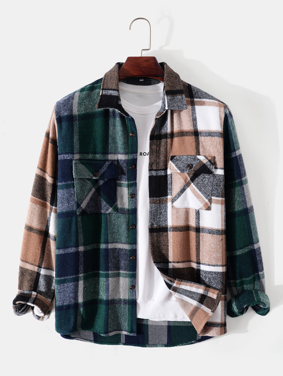 Men's Plaid Shirts | Flannel Shirts & Jacket - HOOOYI