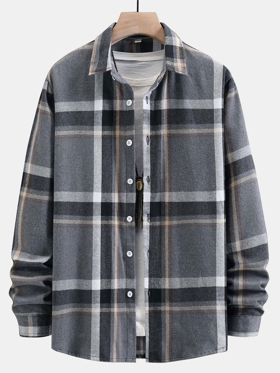 Men's Plaid Shirt | Flannel Shirts & Jacket - HOOOYI